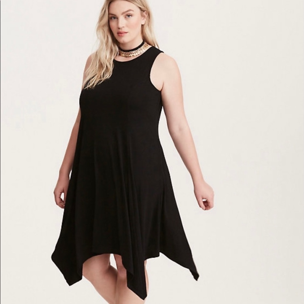 Torrid Black Trapeze Dress